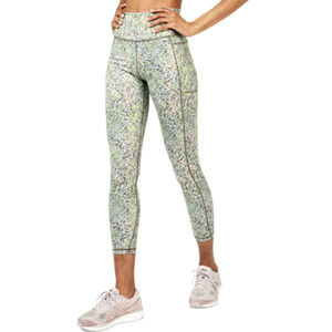 Sweaty Betty Green Alert Pebble The Super Sculpt Full Length Leggings Small 2-6